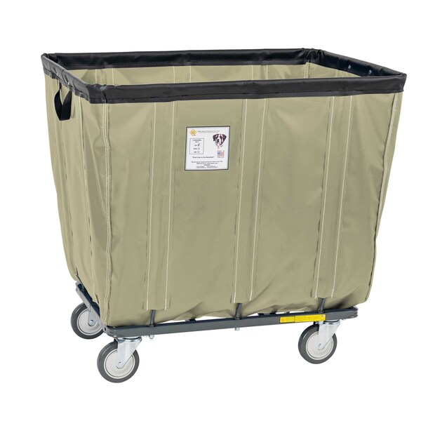 Basket Truck, Beige, Steel, Vinyl, 41.5 in L, 30.25 in W, 37 in H, 16 Bushel Volume Capacity
